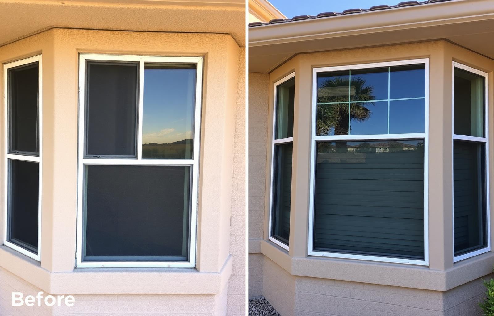 Entry door transformation before and after
